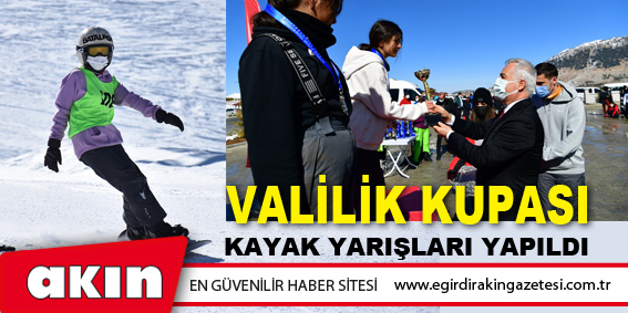 Valilik Kupası Kayak Yarışları Yapıldı