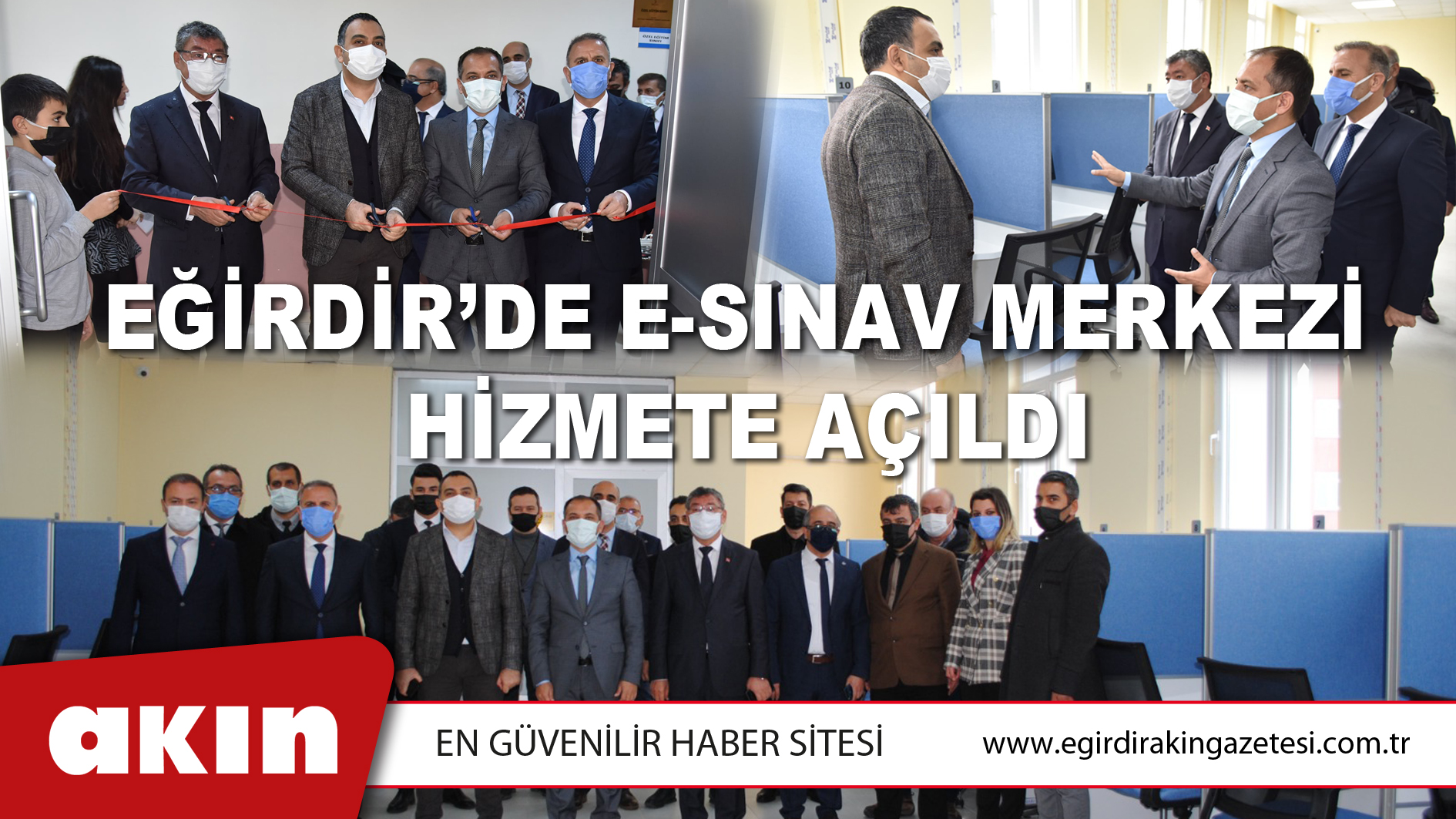 Eğirdir’de E-Sınav Merkezi Hizmete Açıldı