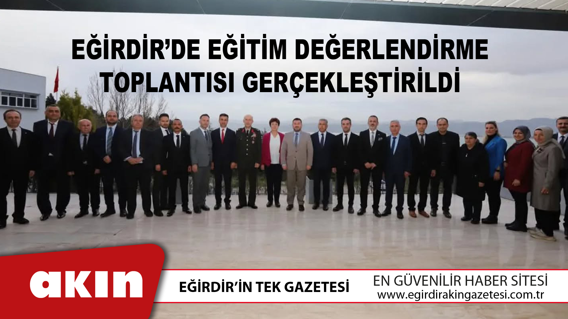 Eğirdir'de  Eğitim Değerlendirme Toplantısı Gerçekleştirildi