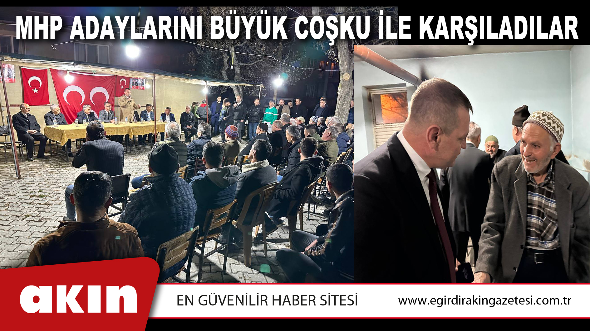 MHP ADAYLARINI BÜYÜK COŞKU İLE KARŞILADILAR
