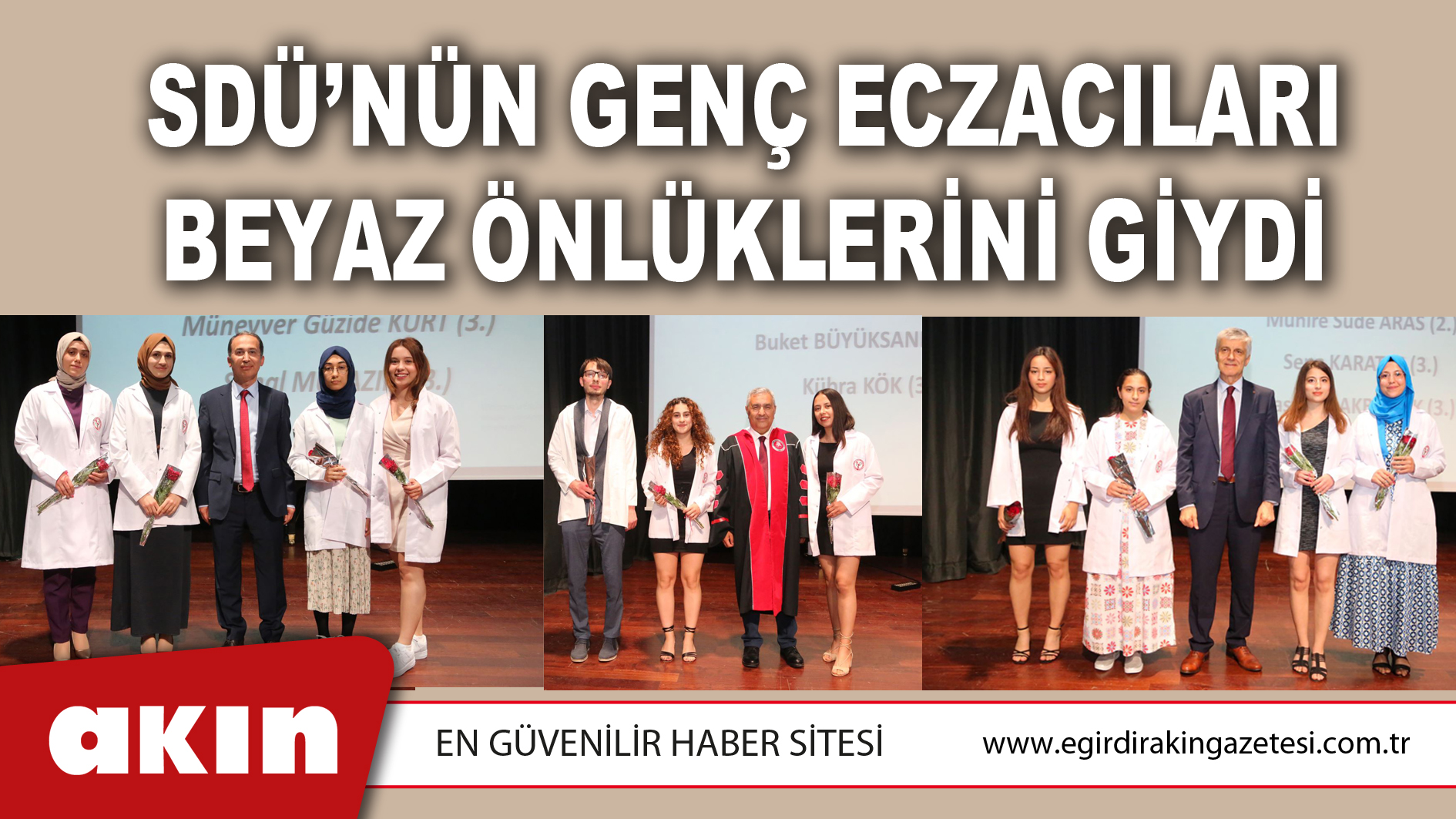 SDÜ’nün Genç Eczacıları Beyaz Önlüklerini Giydi