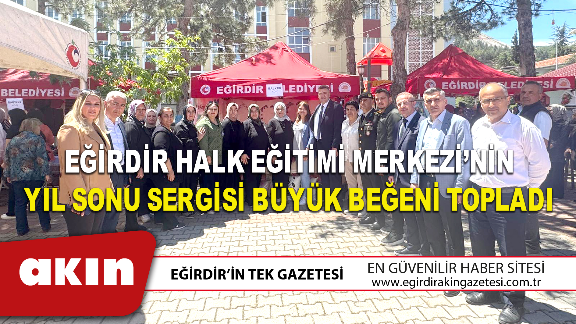 EĞİRDİR HALK EĞİTİMİ MERKEZİ’NİN YIL SONU SERGİSİ BÜYÜK BEĞENİ TOPLADI