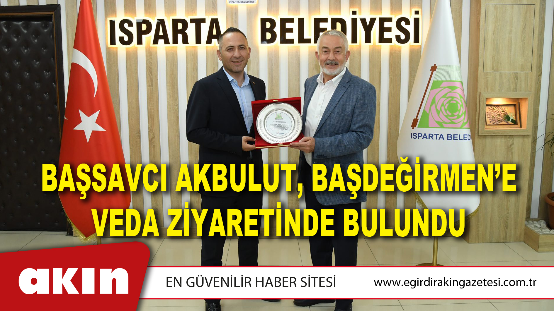 Başsavcı Akbulut, Başdeğirmen’e Veda Ziyaretinde Bulundu