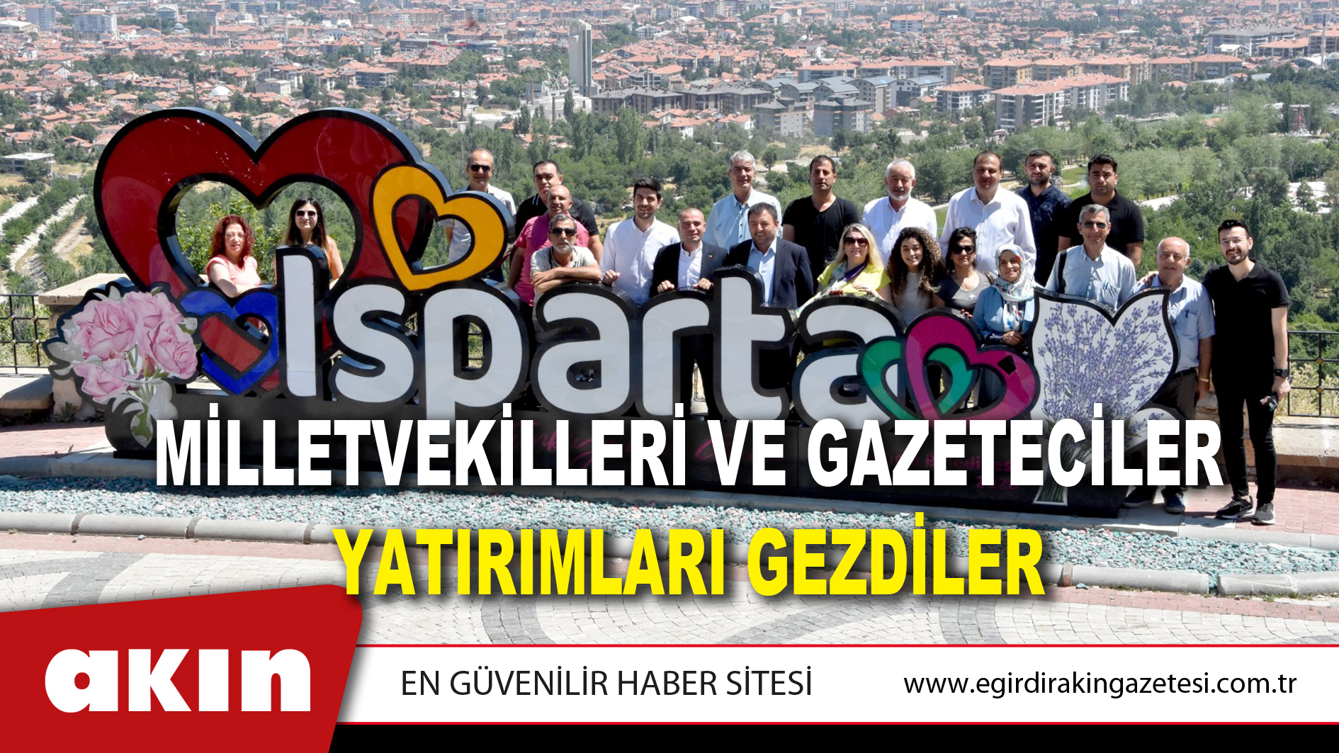 Milletvekilleri ve Gazeteciler Yatırımları Gezdiler