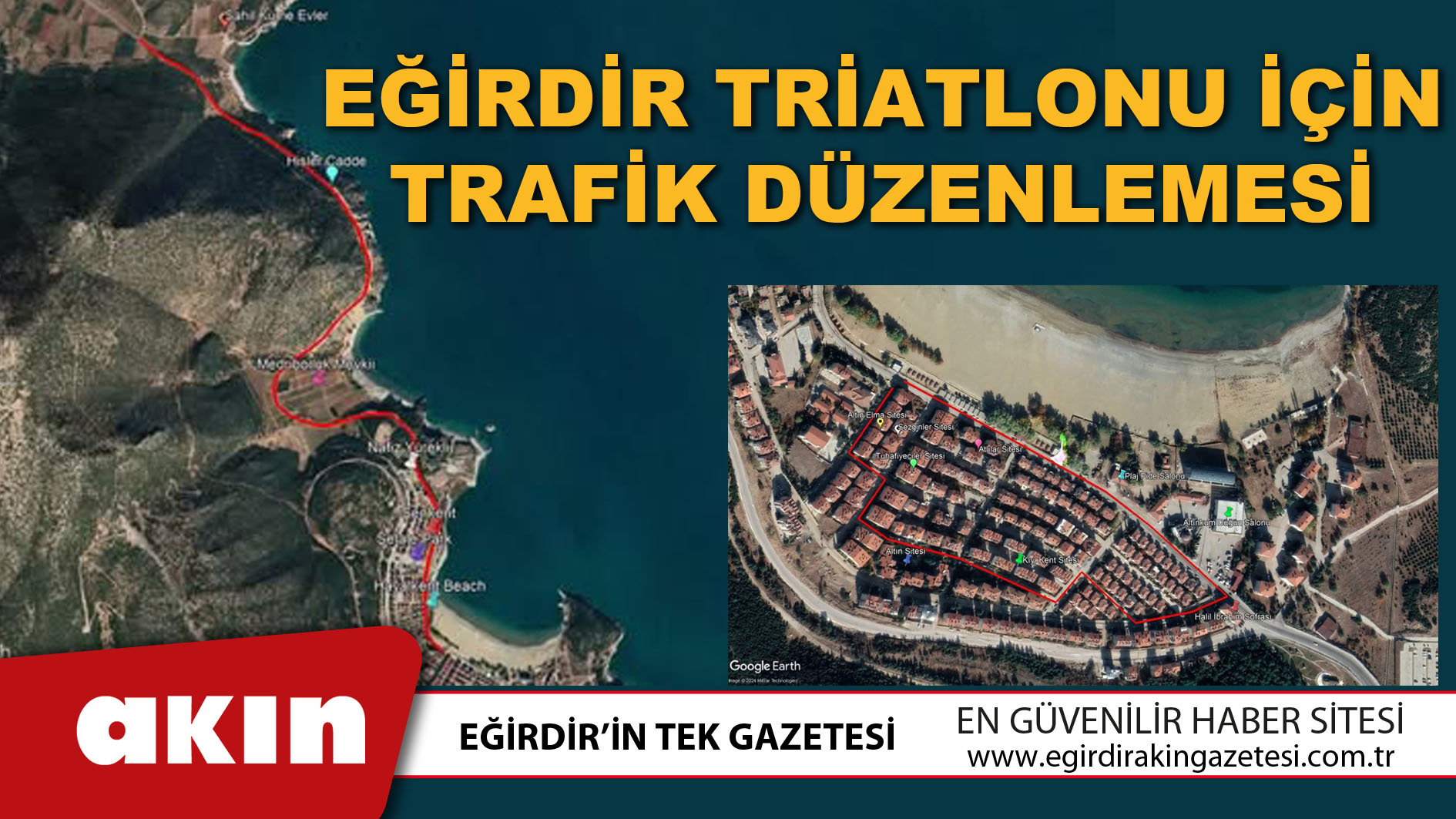 Eğirdir Triatlonu İçin Trafik Düzenlemesi