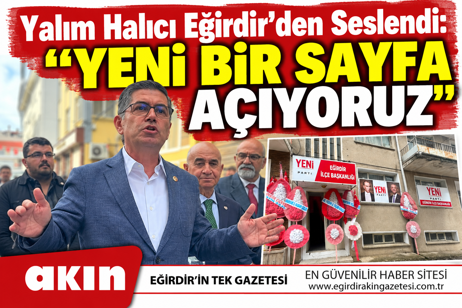 Yalım Halıcı Eğirdir’den Seslendi