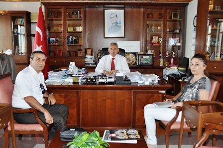 PROF. DR. MAHMUT İZCİLER'DEN  BAŞKAN ÖZMERAL'E ZİYARET