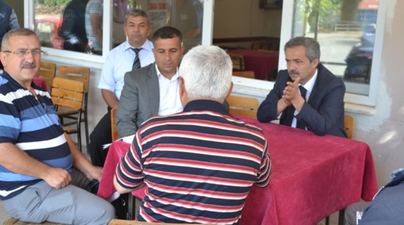 KAYMAKAM YILMAZ, ÇAY KÖYÜ'NDE İNCELEMELERDE BULUNDU