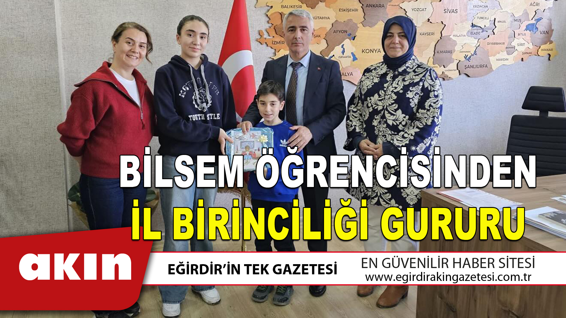 BİLSEM ÖĞRENCİSİNDEN İL BİRİNCİLİĞİ GURURU