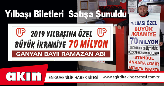 Yılbaşı Biletleri Satışa Sunuldu