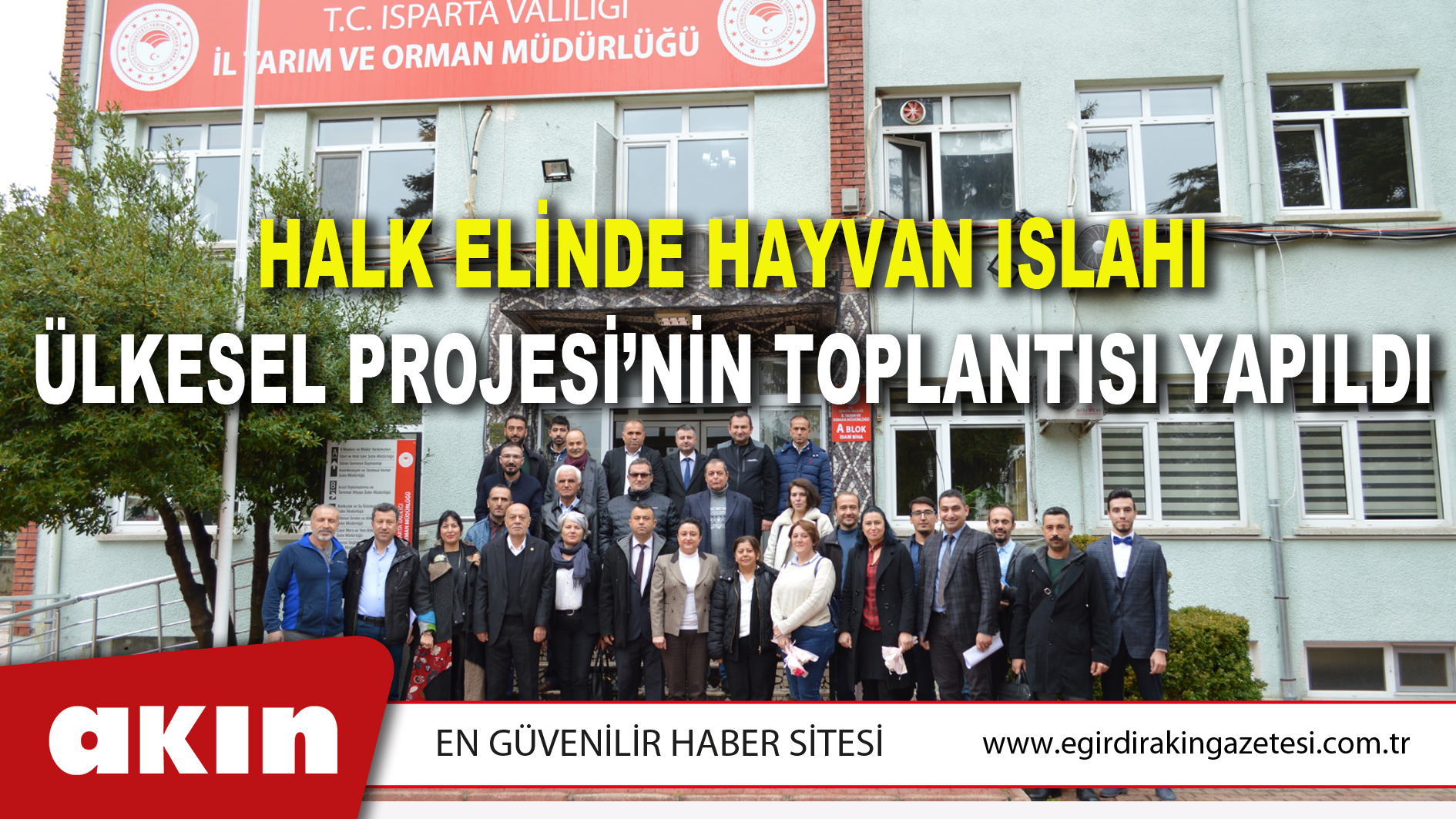 Halk Elinde Hayvan Islahı Ülkesel Projesi’nin Toplantısı Yapıldı