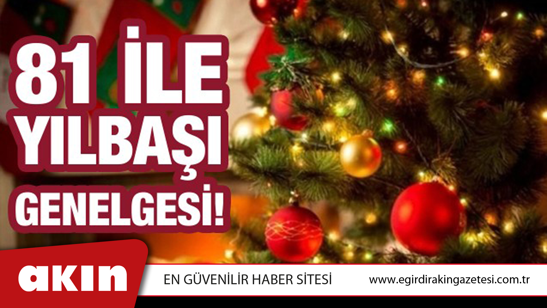 İçişleri Bakanlığı'ndan 81 ile 'yılbaşı' genelgesi