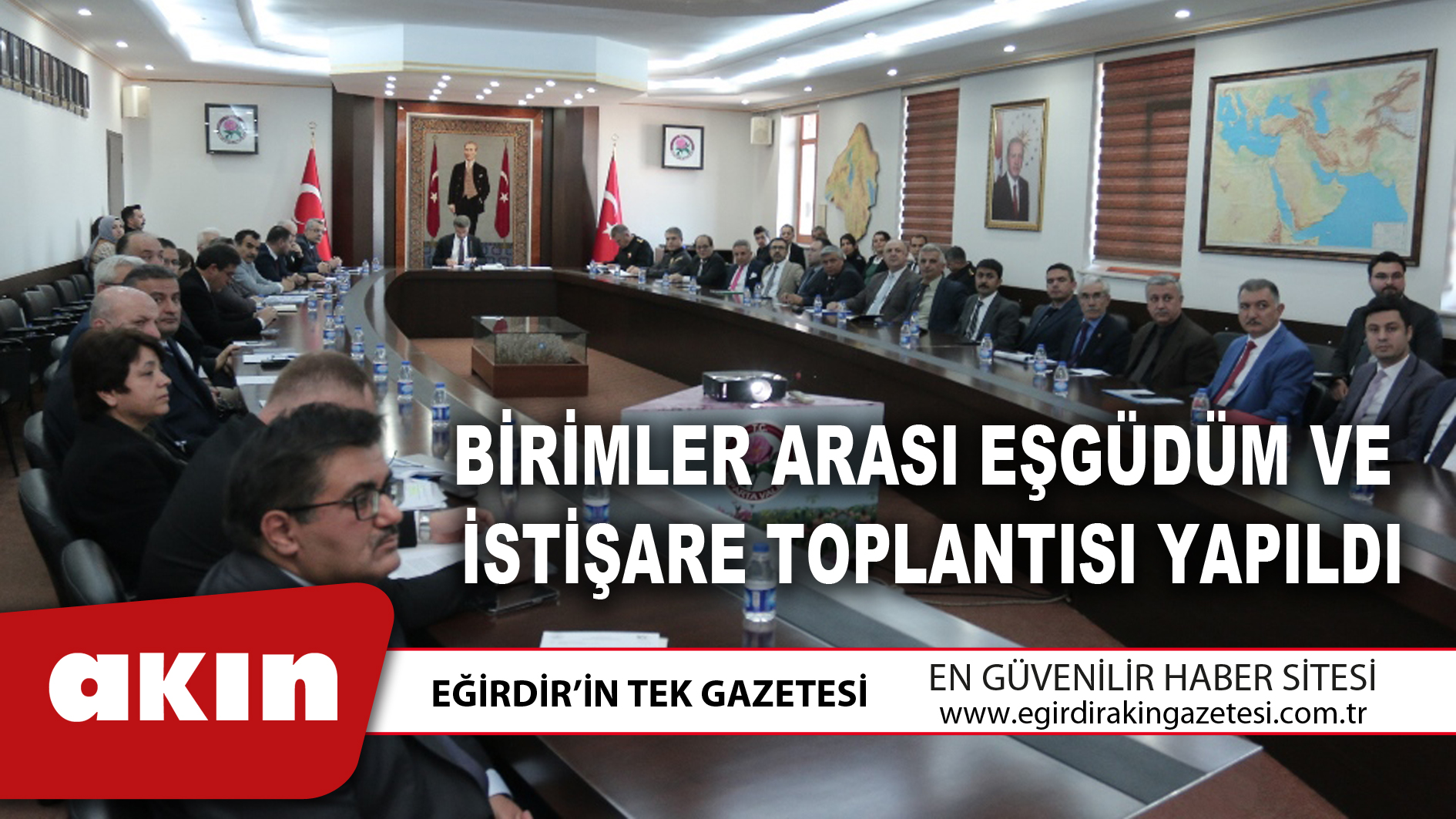 Birimler Arası Eşgüdüm Ve İstişare Toplantısı Yapıldı