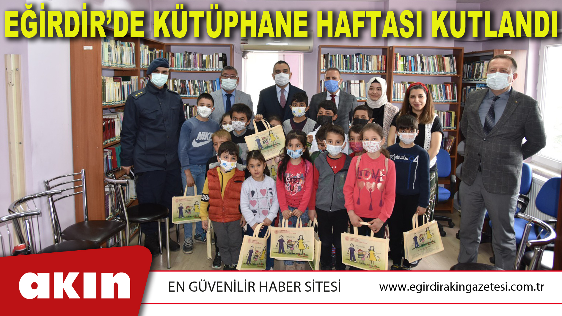 EĞİRDİR’DE KÜTÜPHANE HAFTASI KUTLANDI