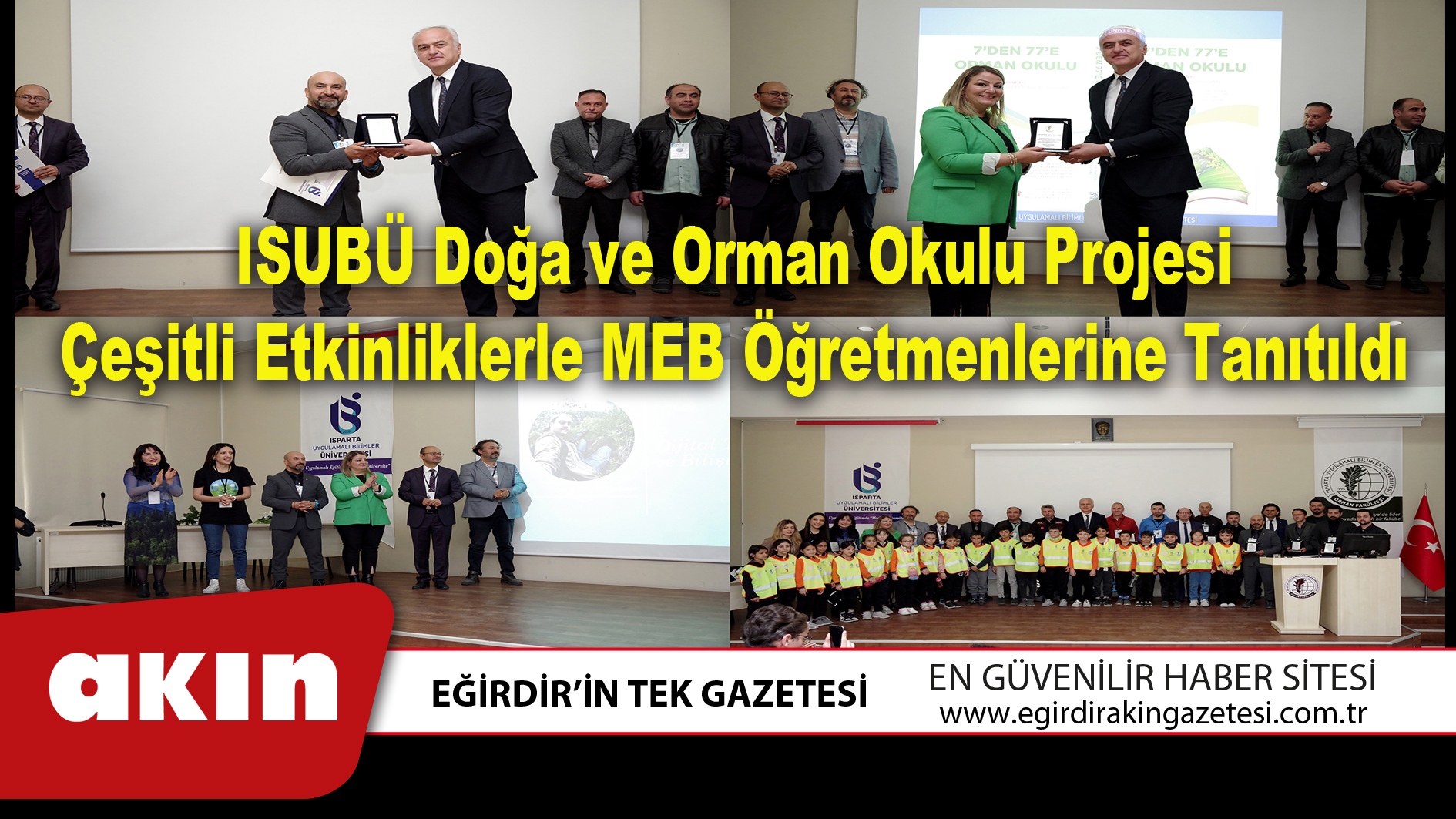 ISUBÜ Doğa ve Orman Okulu Projesi Çeşitli Etkinliklerle MEB Öğretmenlerine Tanıtıldı