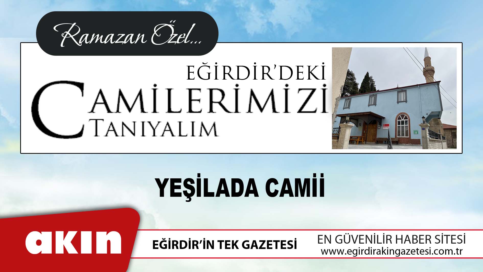 Eğirdir'deki Camilerimizi Tanıyalım (18)