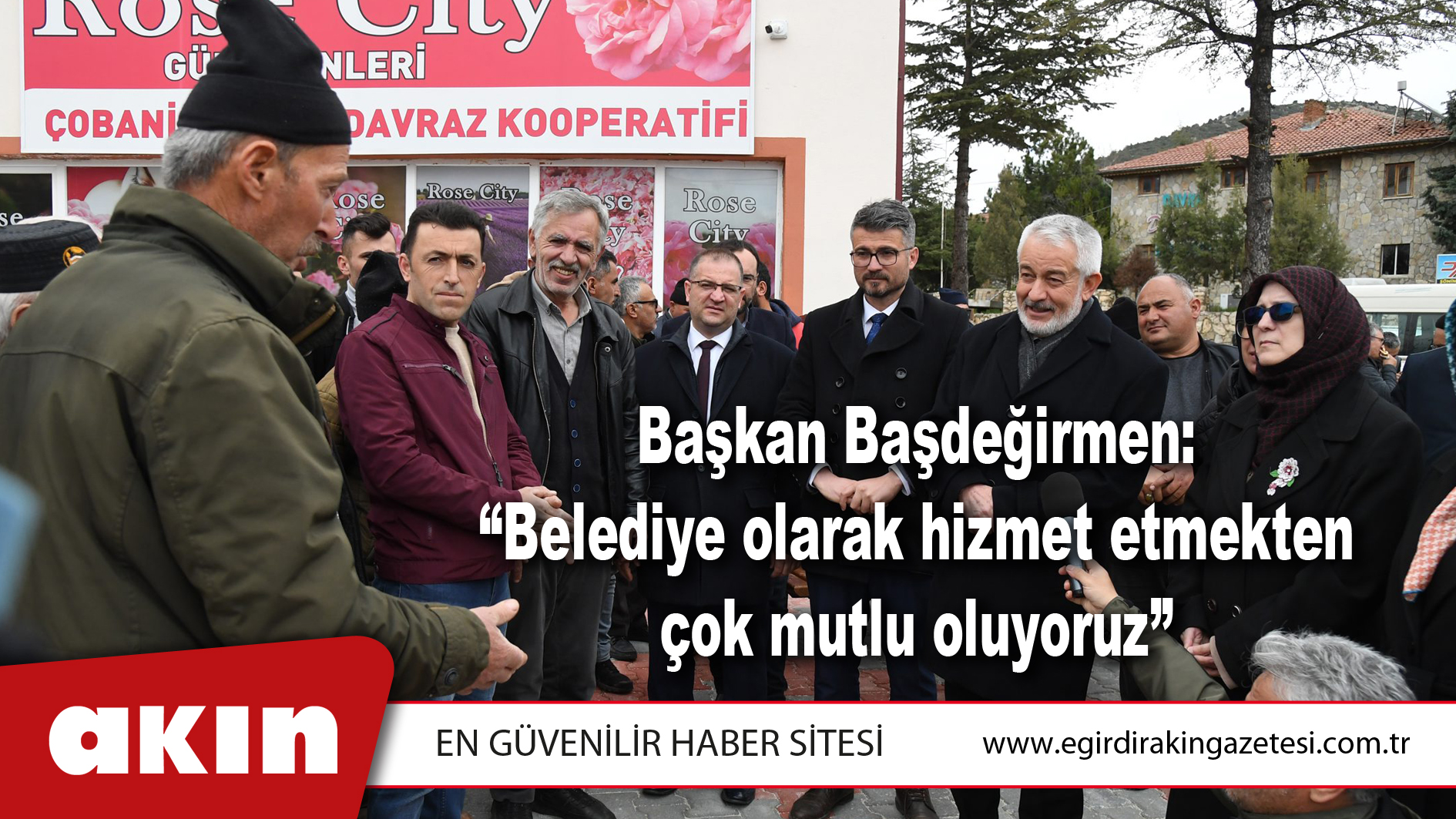 Başkan Başdeğirmen: “Belediye olarak hizmet etmekten çok mutlu oluyoruz”