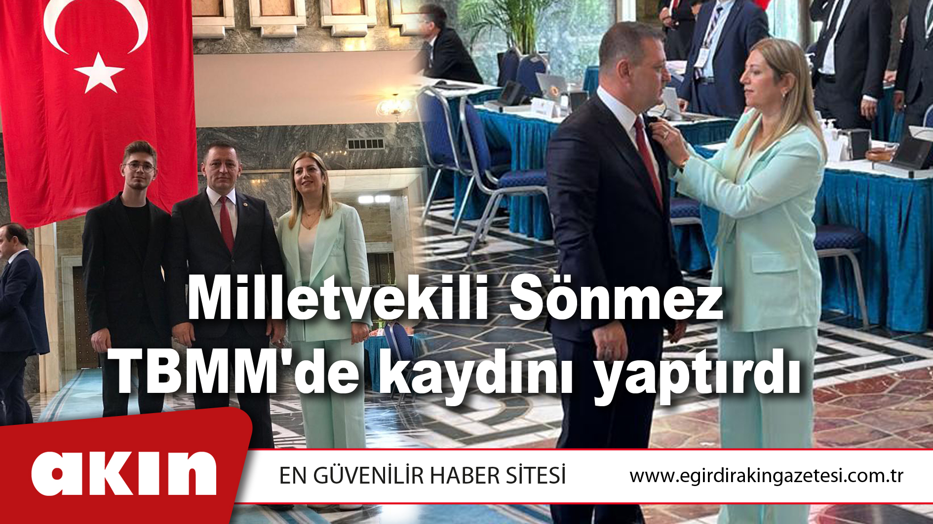 Milletvekili Sönmez TBMM'de kaydını yaptırdı