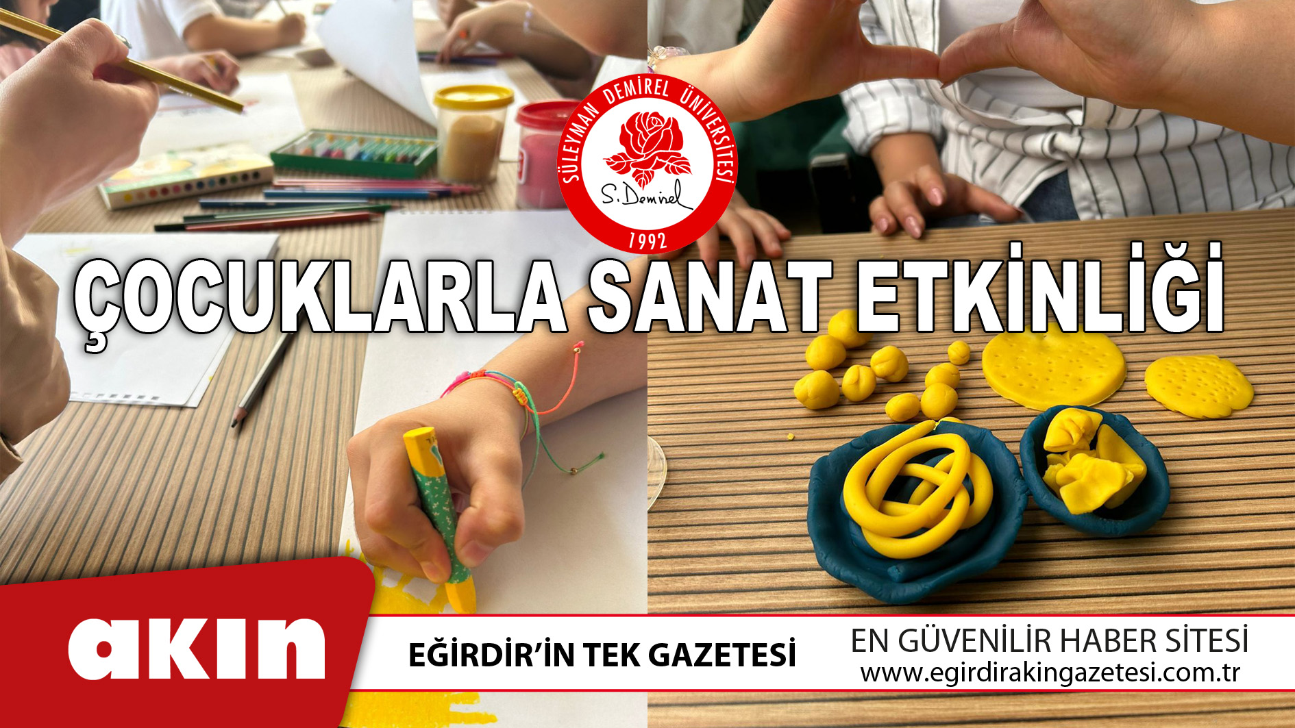eğirdir haber,akın gazetesi,egirdir haberler,son dakika,Çocuklarla Sanat Etkinliği  