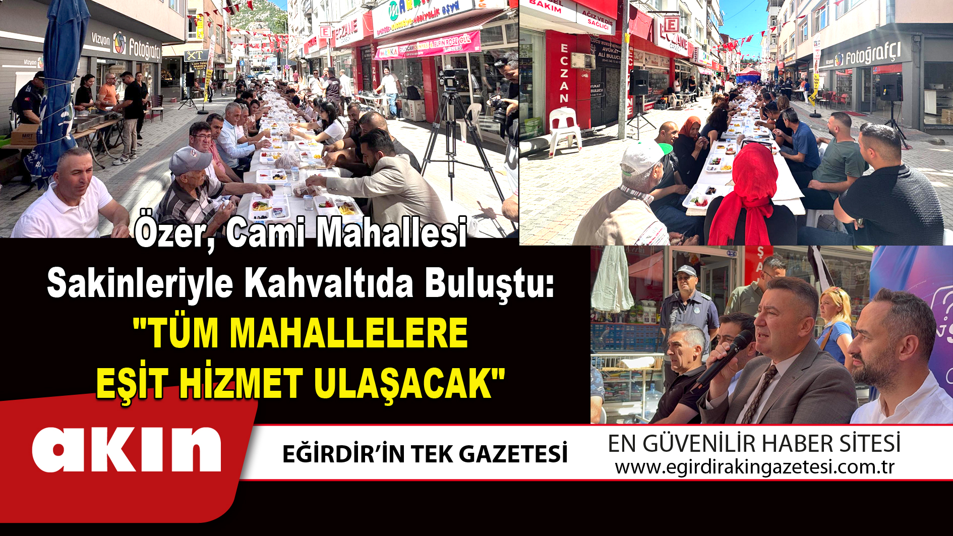TÜM MAHALLELERE EŞİT HİZMET ULAŞACAK