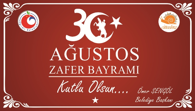 30 Ağustos Zafer Bayramımız Kutlu Olsun...