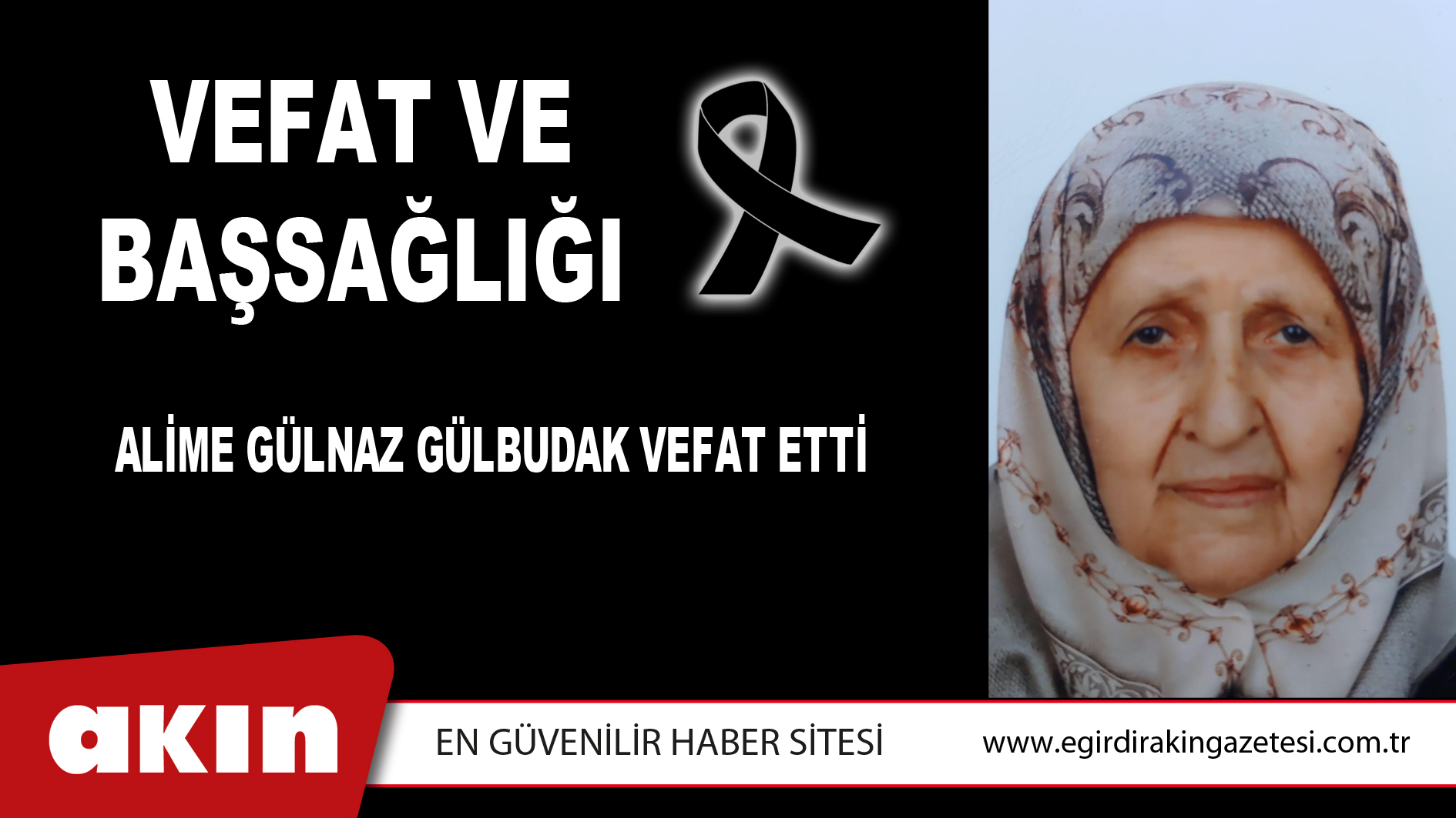 VEFAT ve BAŞSAĞLIĞI