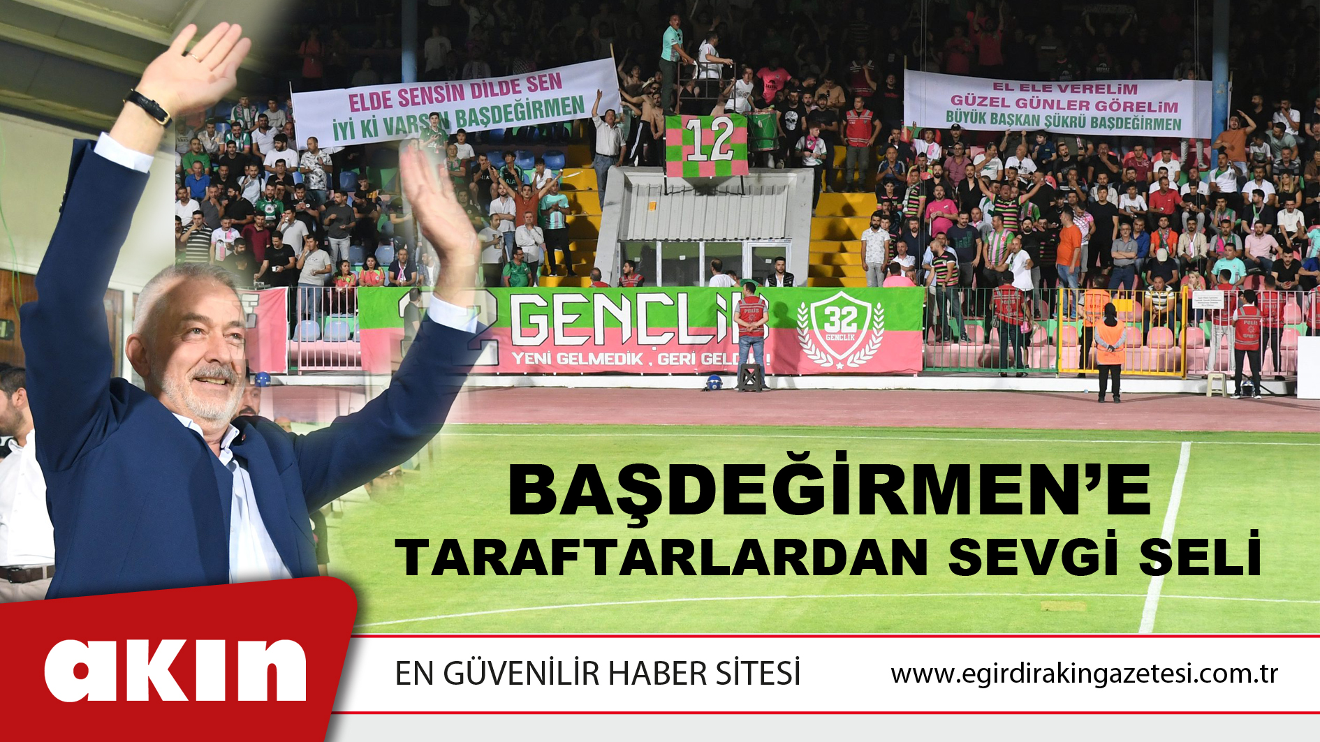 Başdeğirmen’e Taraftarlardan Sevgi Seli