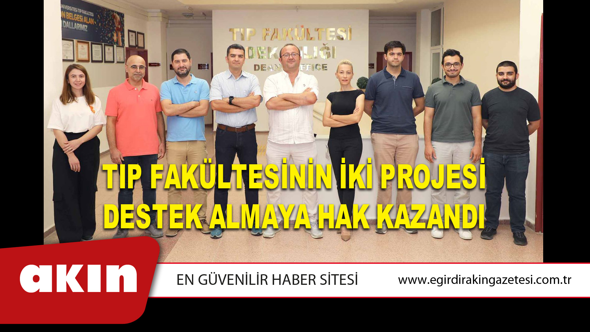 Tıp Fakültesinin İki Projesi Destek Almaya Hak Kazandı