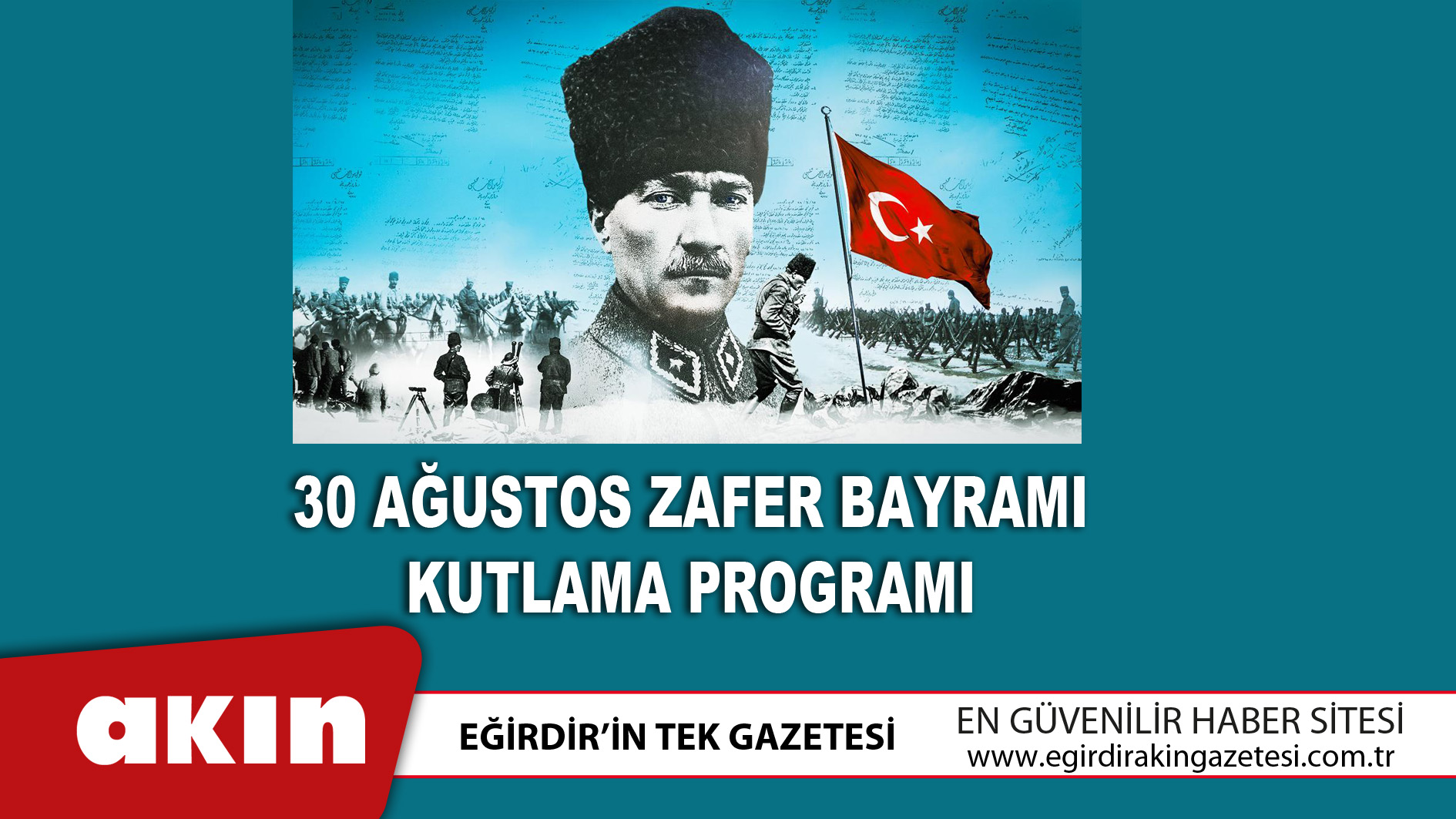 30 Ağustos Zafer Bayramı Kutlama Programı 