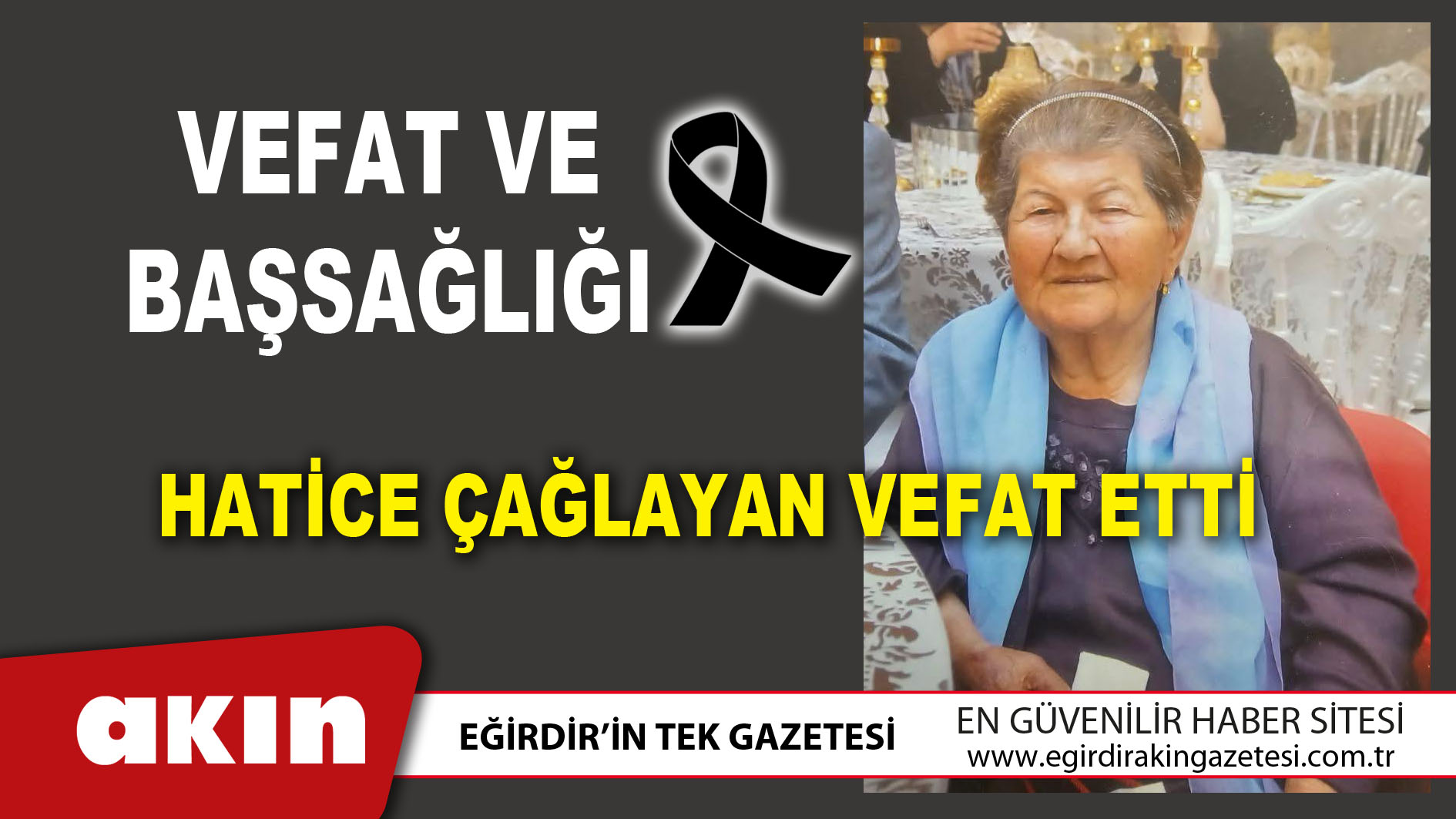 Hatice Çağlayan Vefat Etti