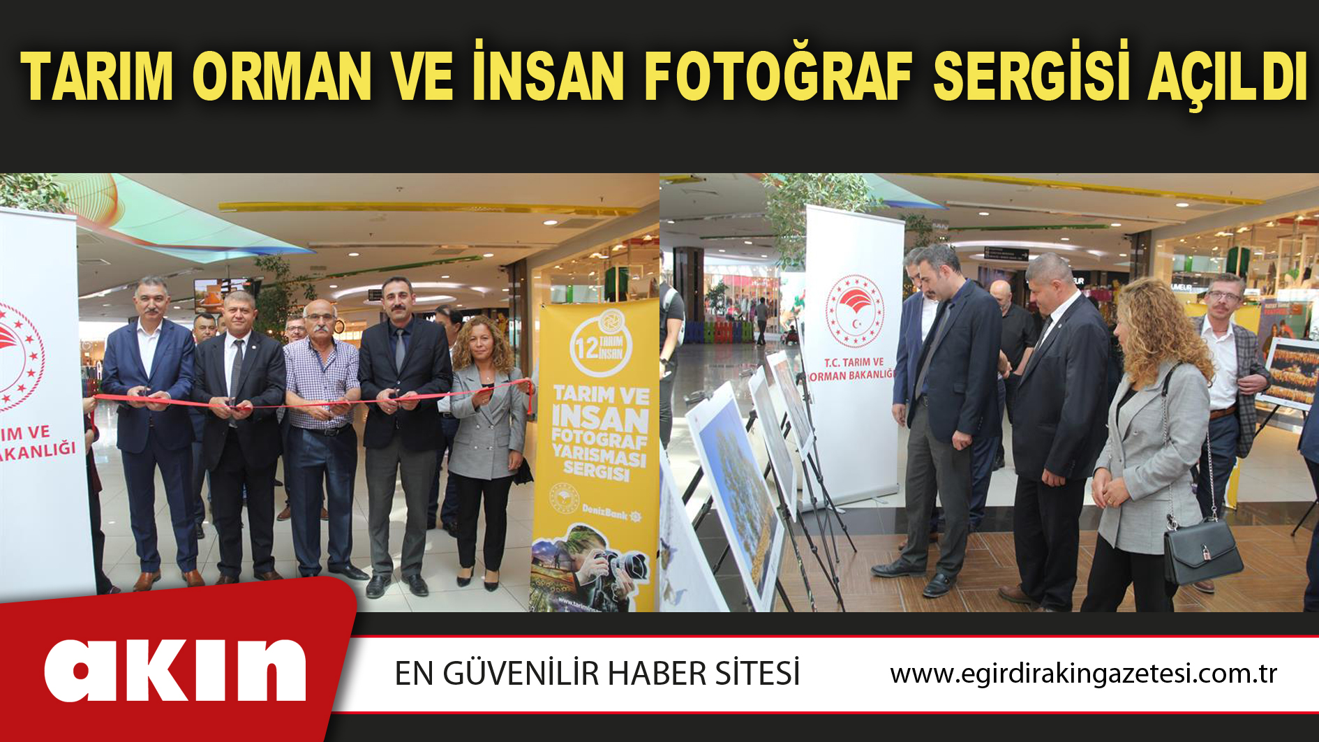 Tarım Orman Ve İnsan Fotoğraf Sergisi Açıldı