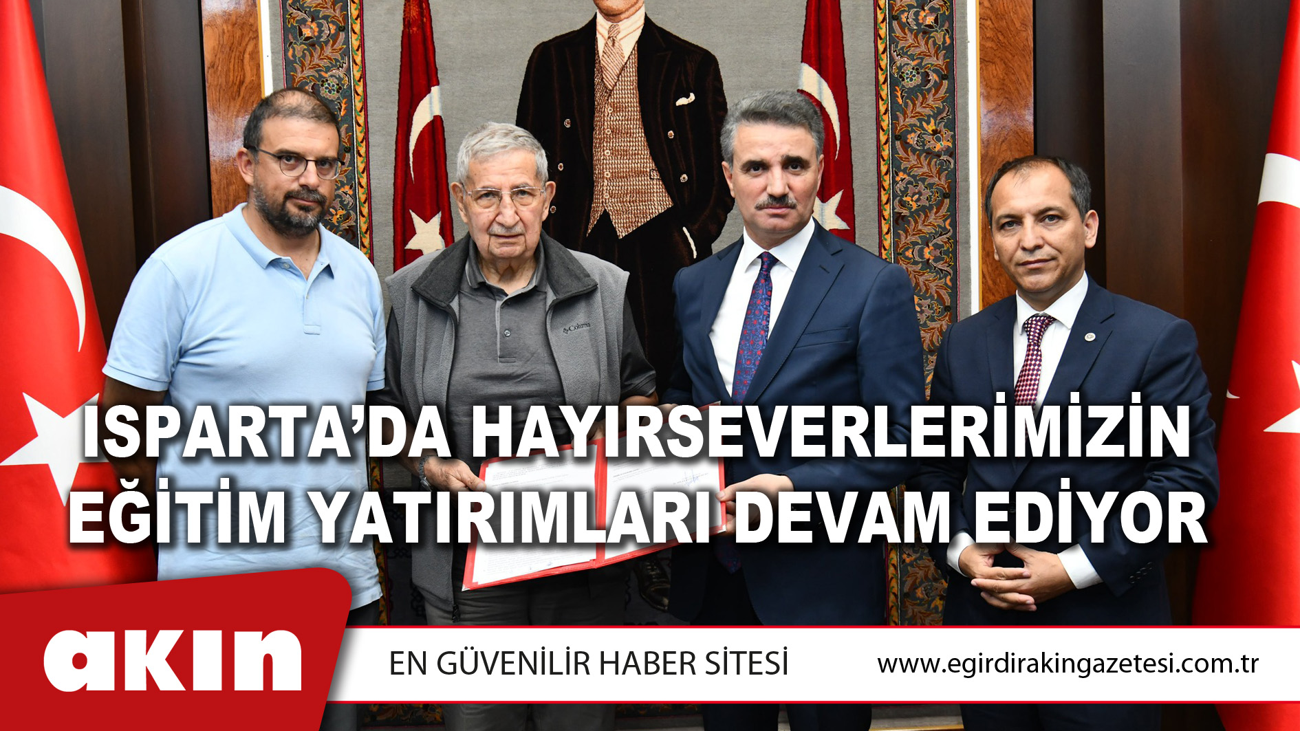Isparta’da Hayırseverlerimizin Eğitim Yatırımları Devam Ediyor