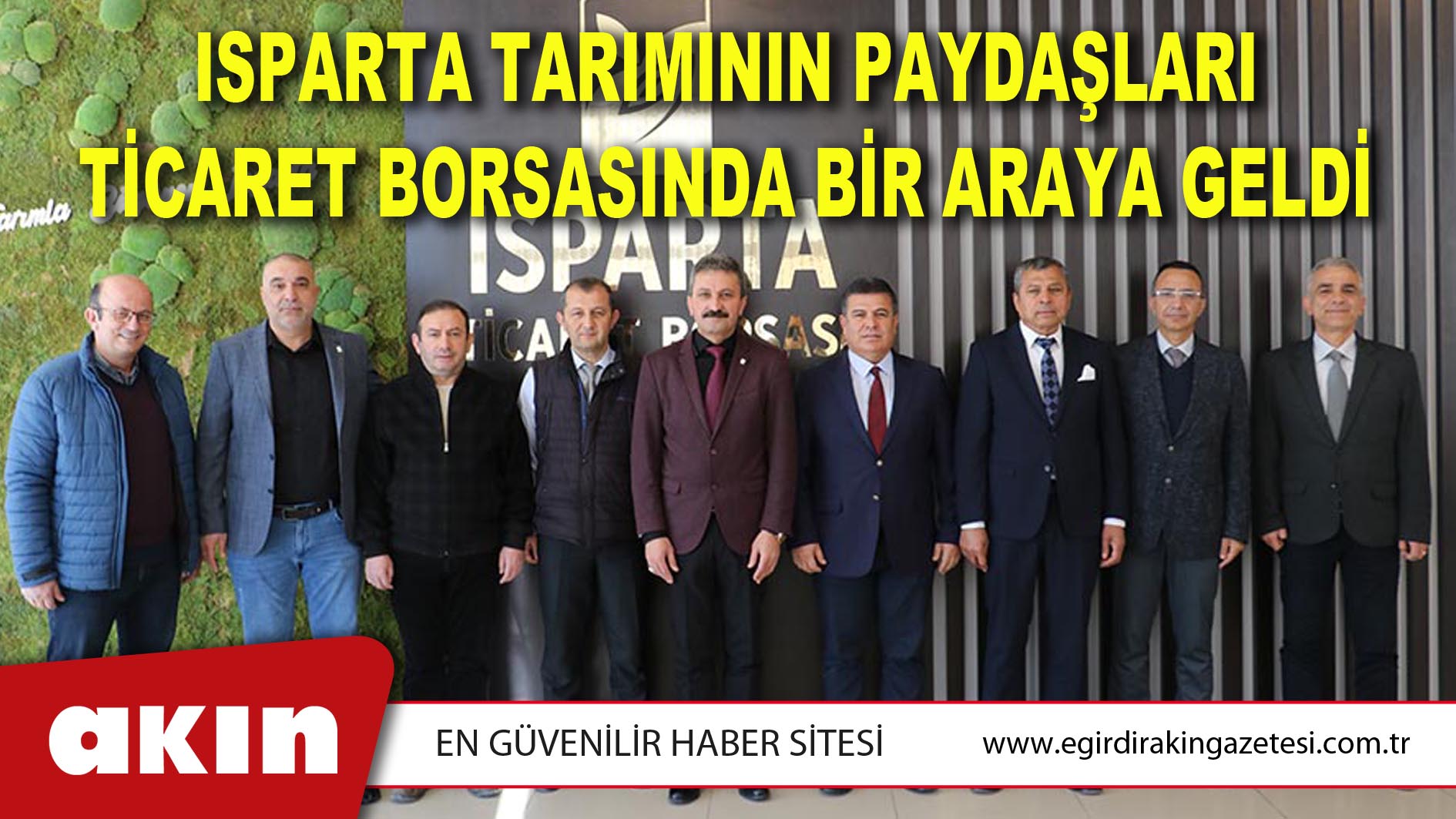 Isparta Tarımının Paydaşları Ticaret Borsasında Bir Araya Geldi