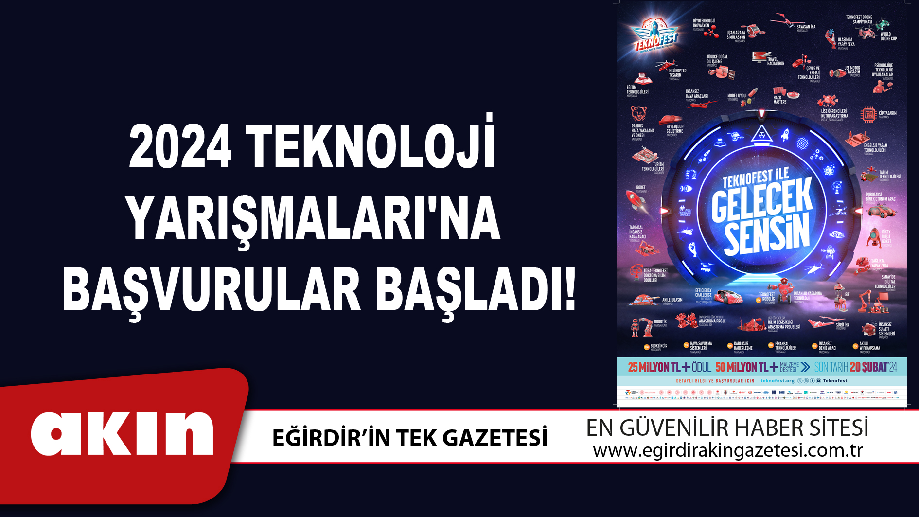 2024 Teknoloji Yarışmaları'na Başvurular Başladı!