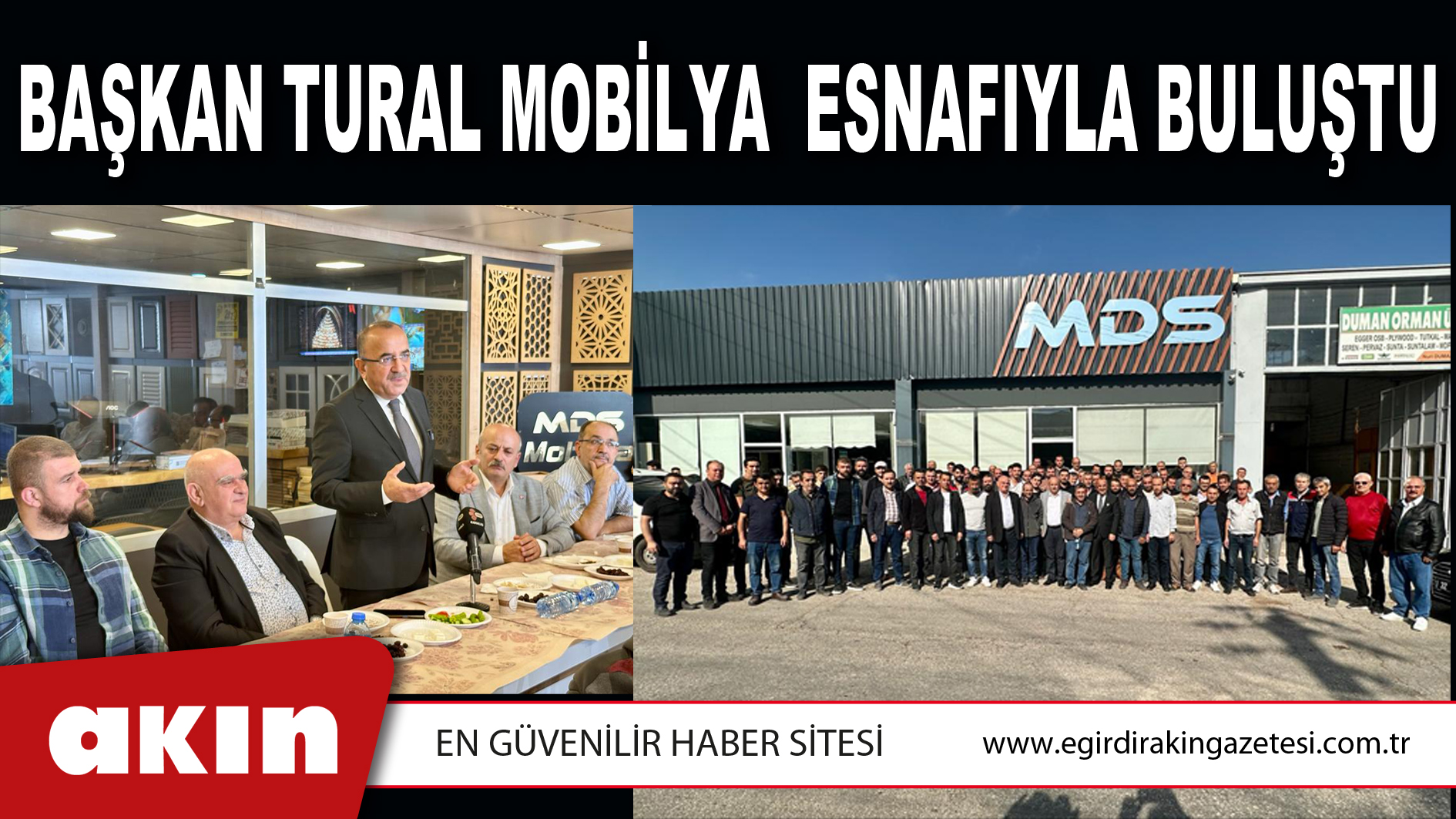 Başkan Tural Mobilya Esnafıyla Buluştu