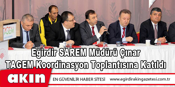 TAGEM Koordinasyon Toplantısı Yapıldı