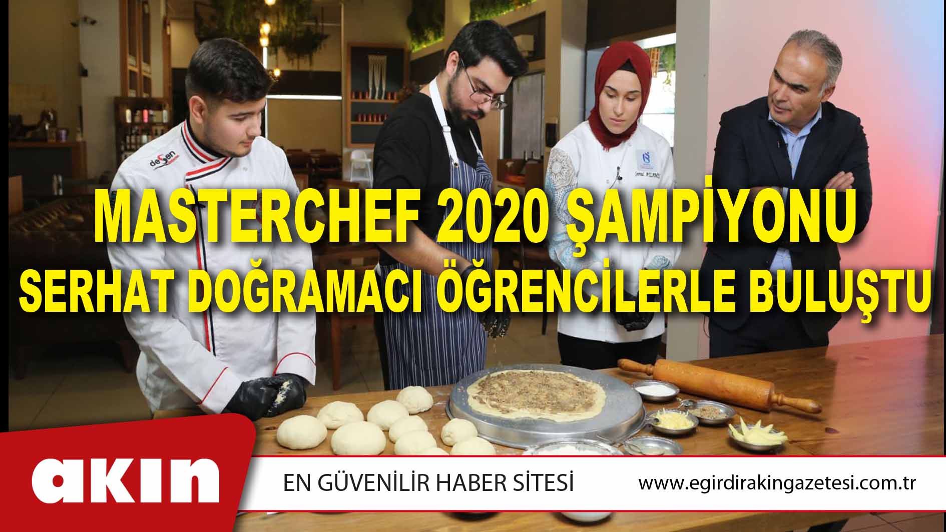 MasterChef 2020 Şampiyonu Serhat Doğramacı Öğrencilerle Buluştu