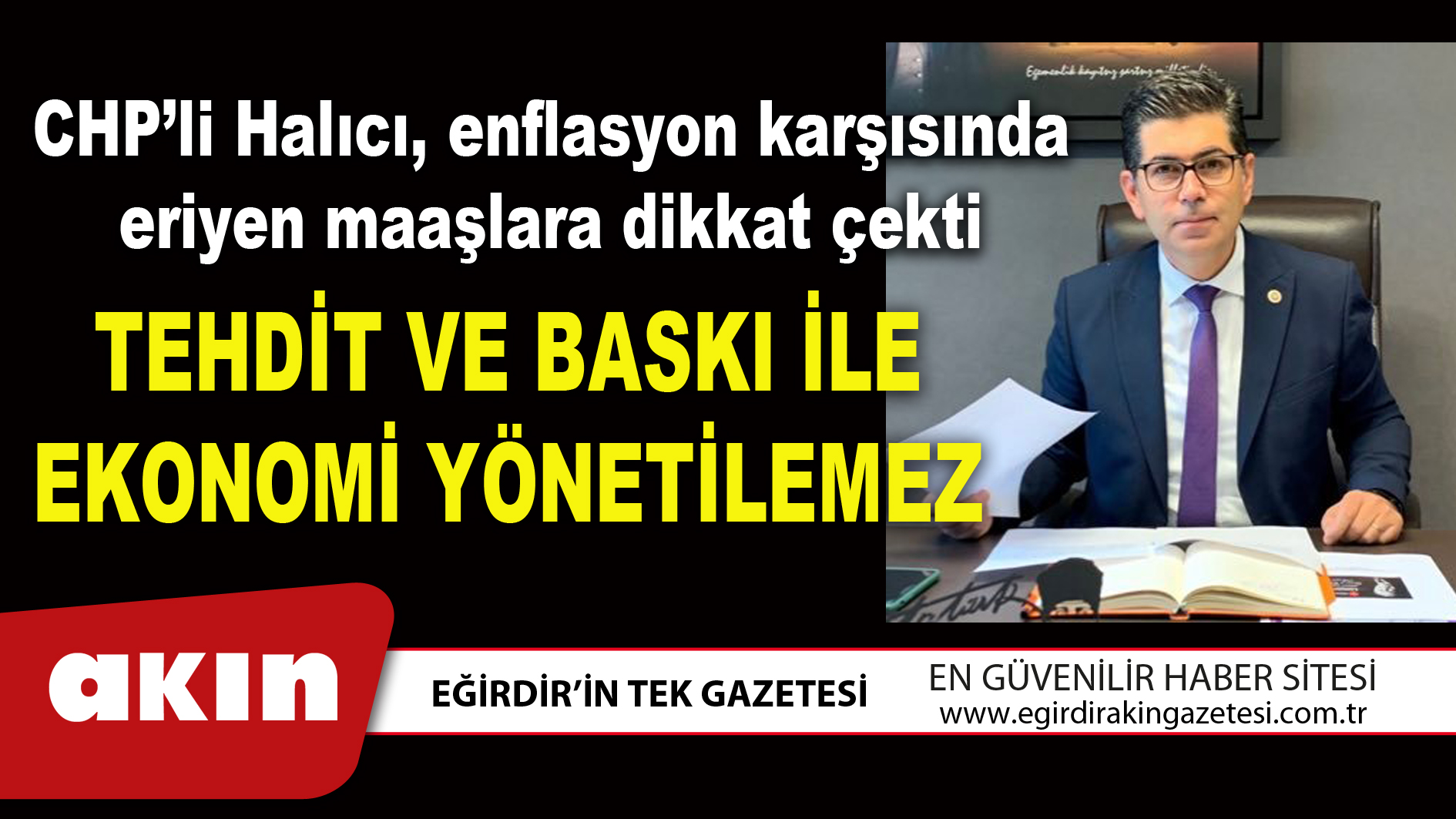 CHP’li Halıcı, enflasyon karşısında eriyen maaşlara dikkat çekti