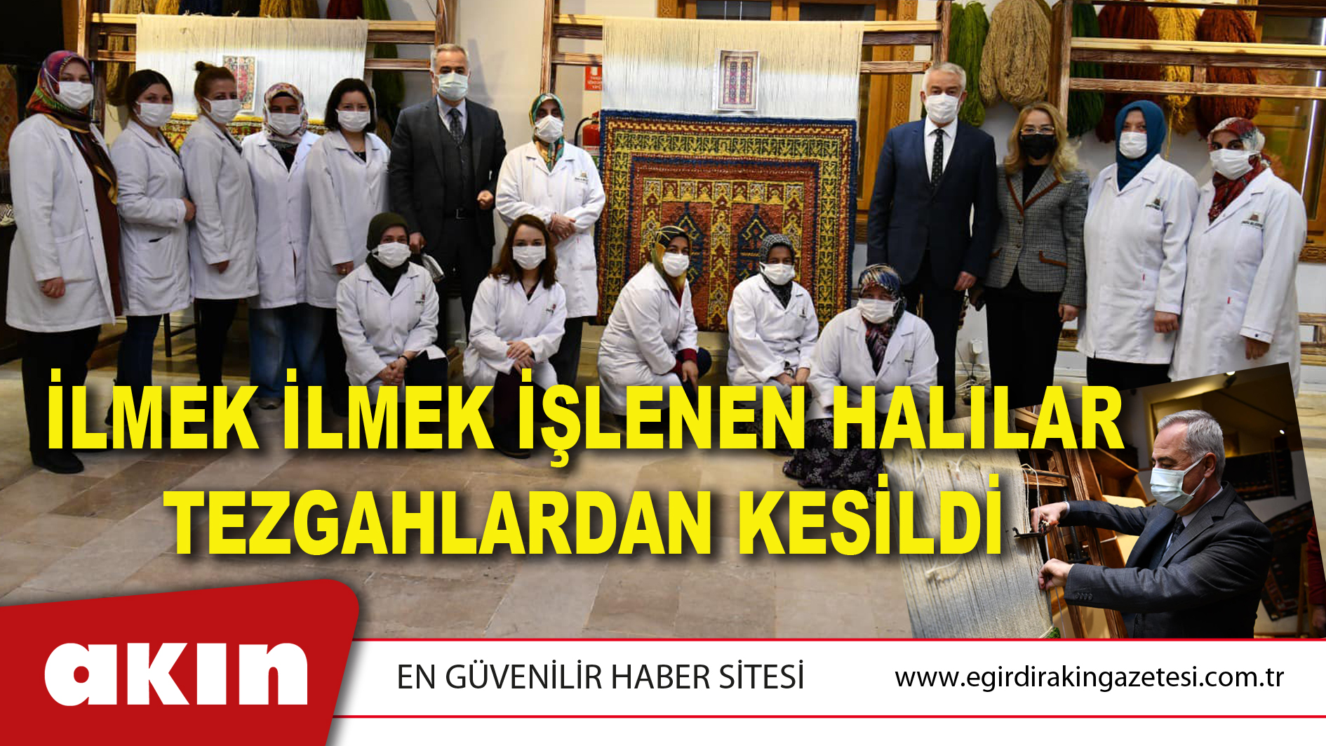 İlmek İlmek İşlenen Halılar Tezgahlardan Kesildi