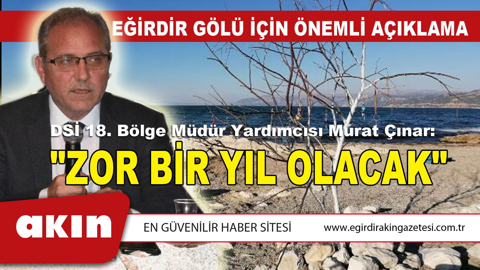 EĞİRDİR GÖLÜ İÇİN ÖNEMLİ AÇIKLAMA...