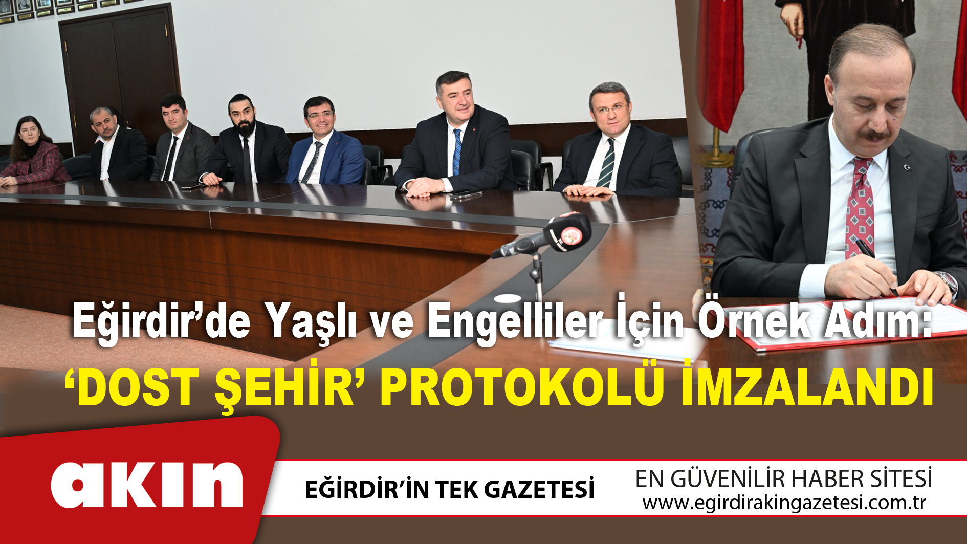 Eğirdir’de Yaşlı ve Engelliler İçin Örnek Adım