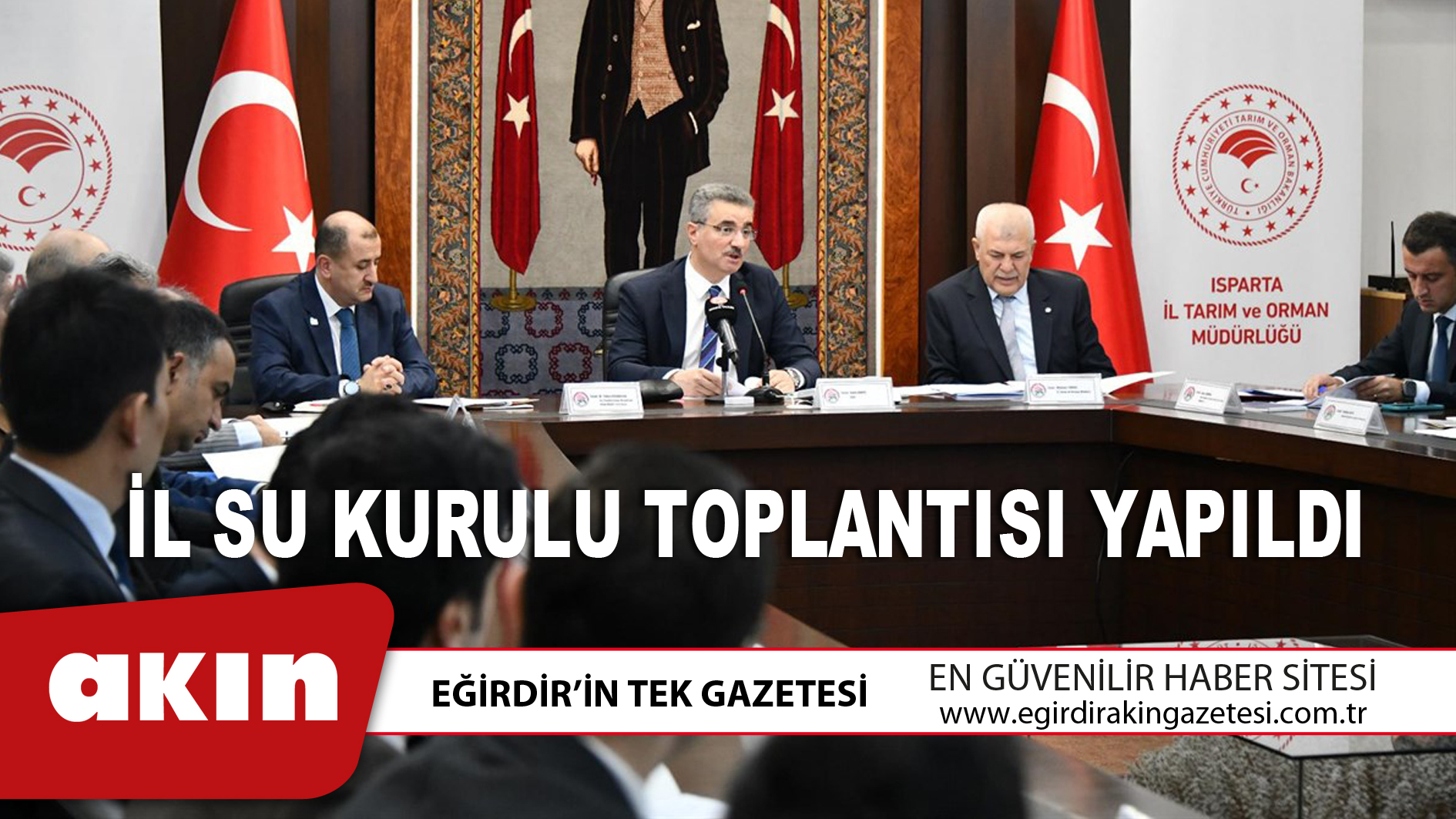 İl Su Kurulu Toplantısı Yapıldı