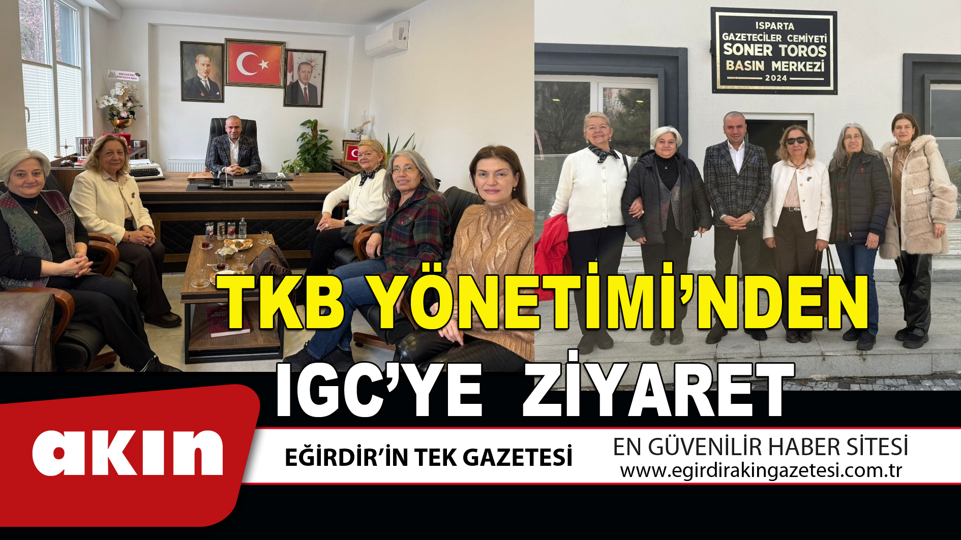 TKB YÖNETİMİ’NDEN IGC’YE  ZİYARET