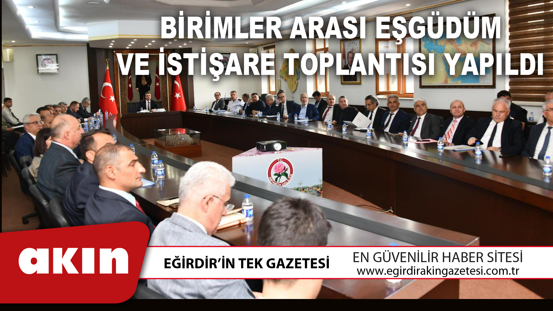 BİRİMLER ARASI EŞGÜDÜM VE İSTİŞARE TOPLANTISI YAPILDI