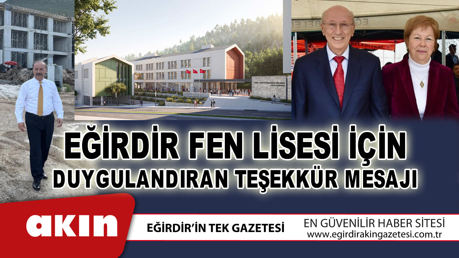 Eğirdir Fen Lisesi İçin Duygulandıran Teşekkür Mesajı