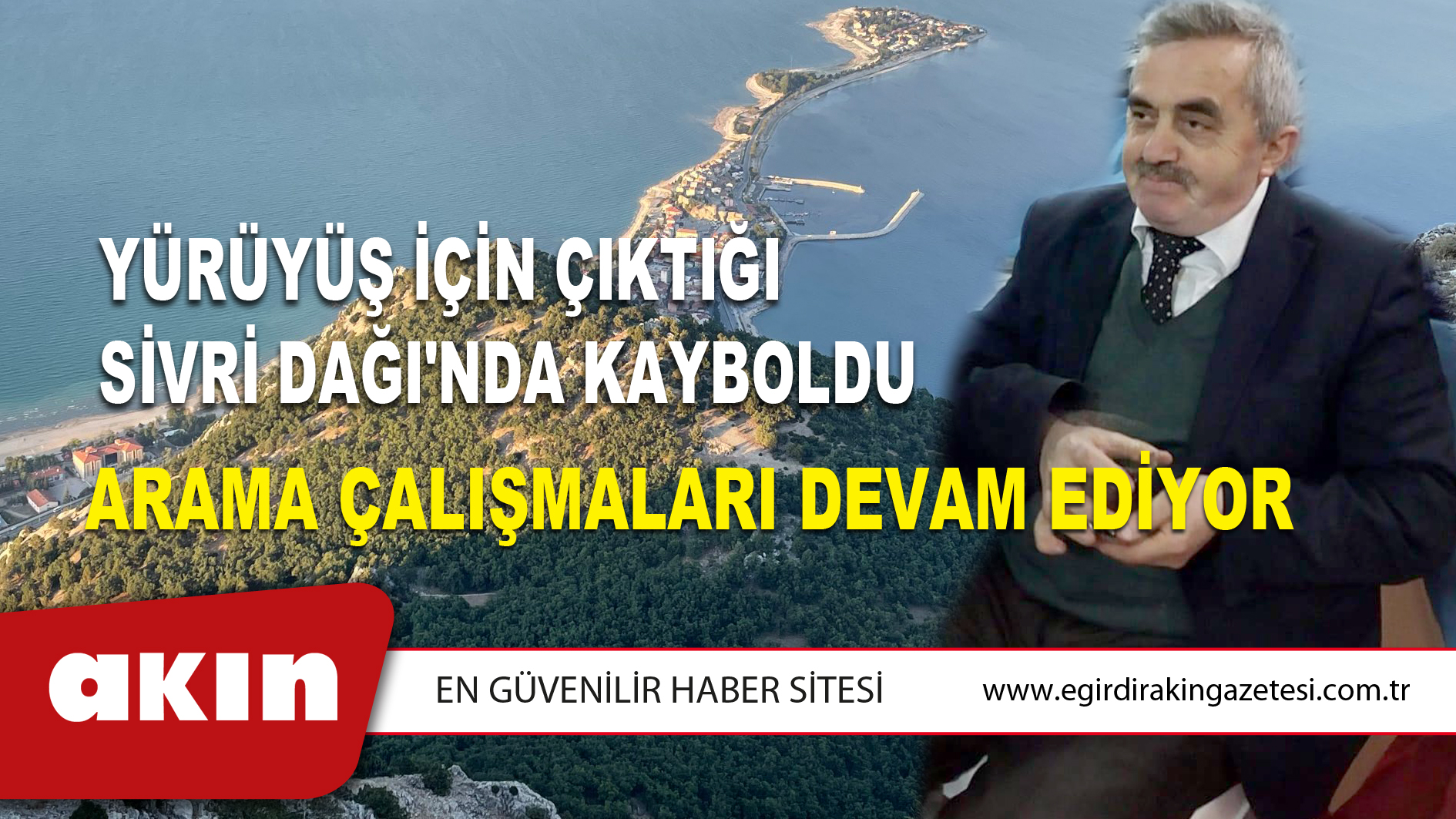 Yürüyüş İçin Çıktığı Sivri Dağı'nda Kayboldu