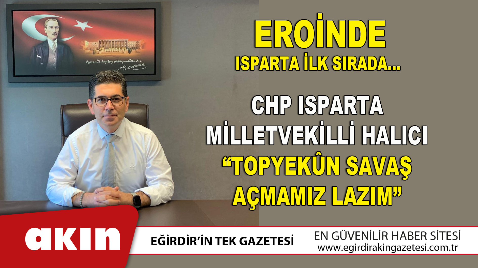 eğirdir haber,akın gazetesi,egirdir haberler,son dakika,Eroinde Isparta İlk Sırada...