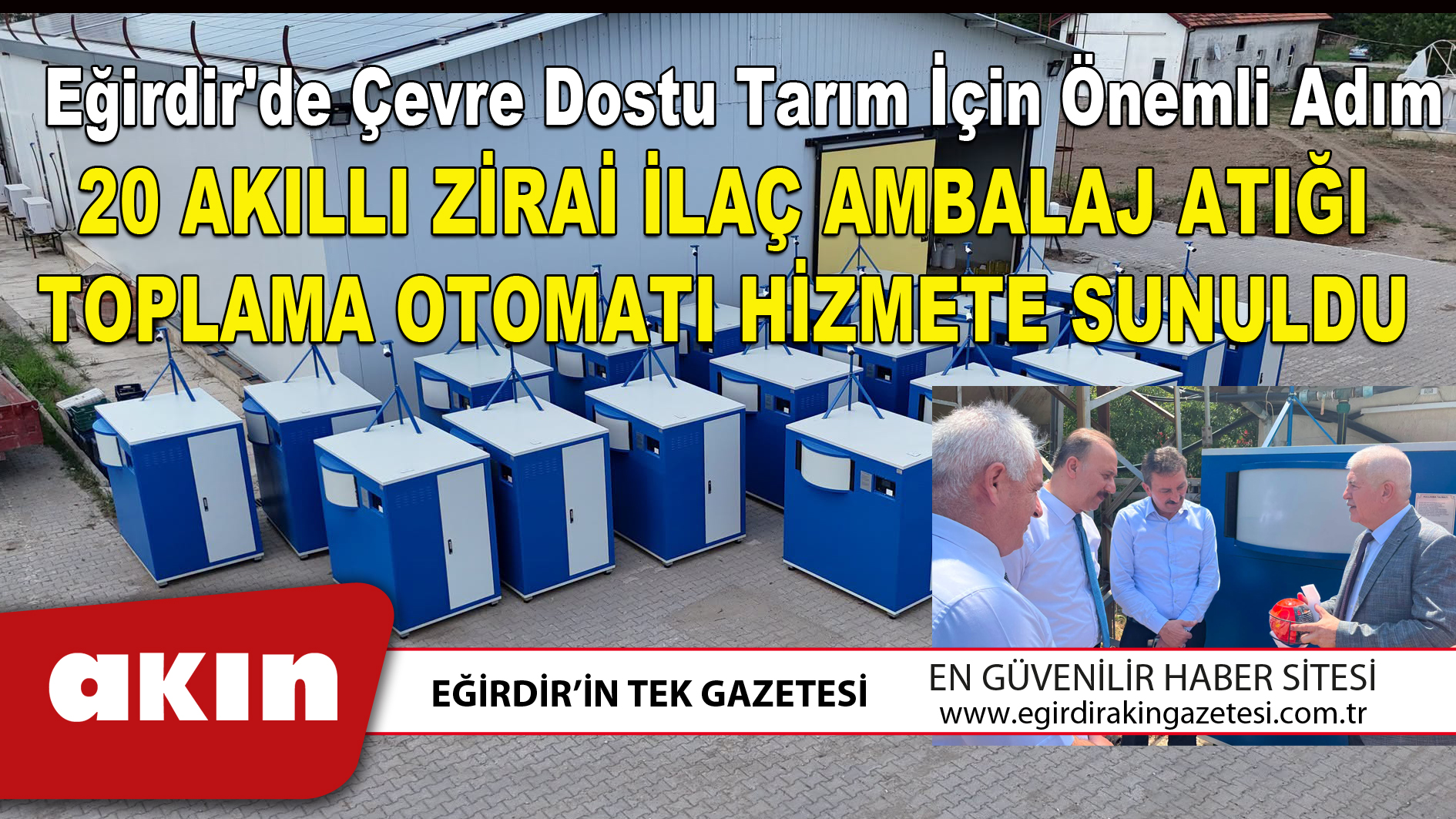 Eğirdir'de Çevre Dostu Tarım İçin Önemli Adım