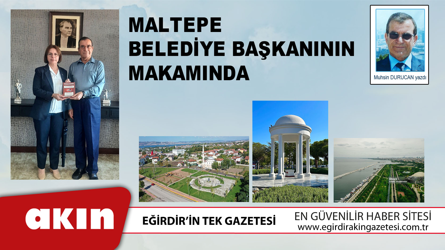 eğirdir haber,akın gazetesi,egirdir haberler,son dakika,Maltepe Belediye Başkanının Makamında