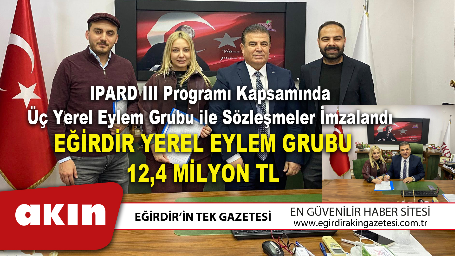 IPARD III Programı Kapsamında Üç Yerel Eylem Grubu ile Sözleşmeler İmzalandı